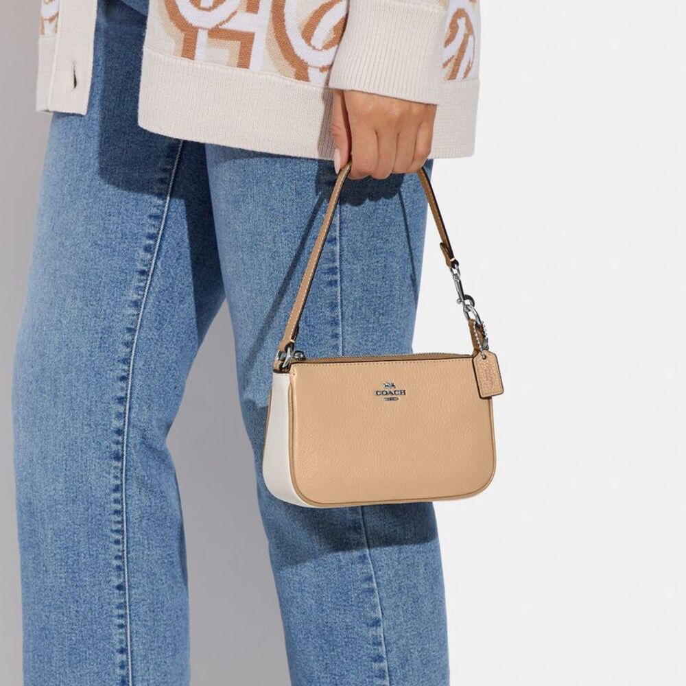 NWT Coach Outlet Nolita 19 In Colorblock - Picture 5 of 6